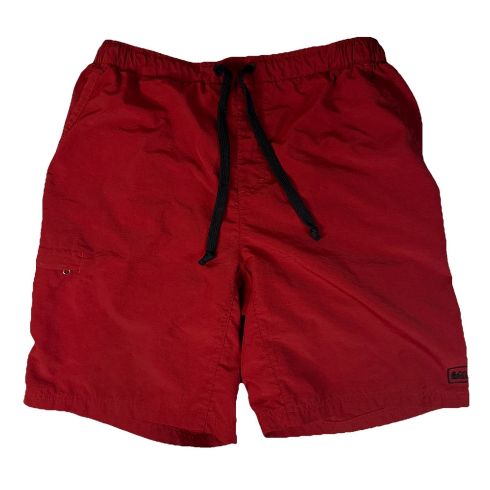 Rei Men's Bolongo Water Shorts Lined Swim Trunks‎ Red Size Large